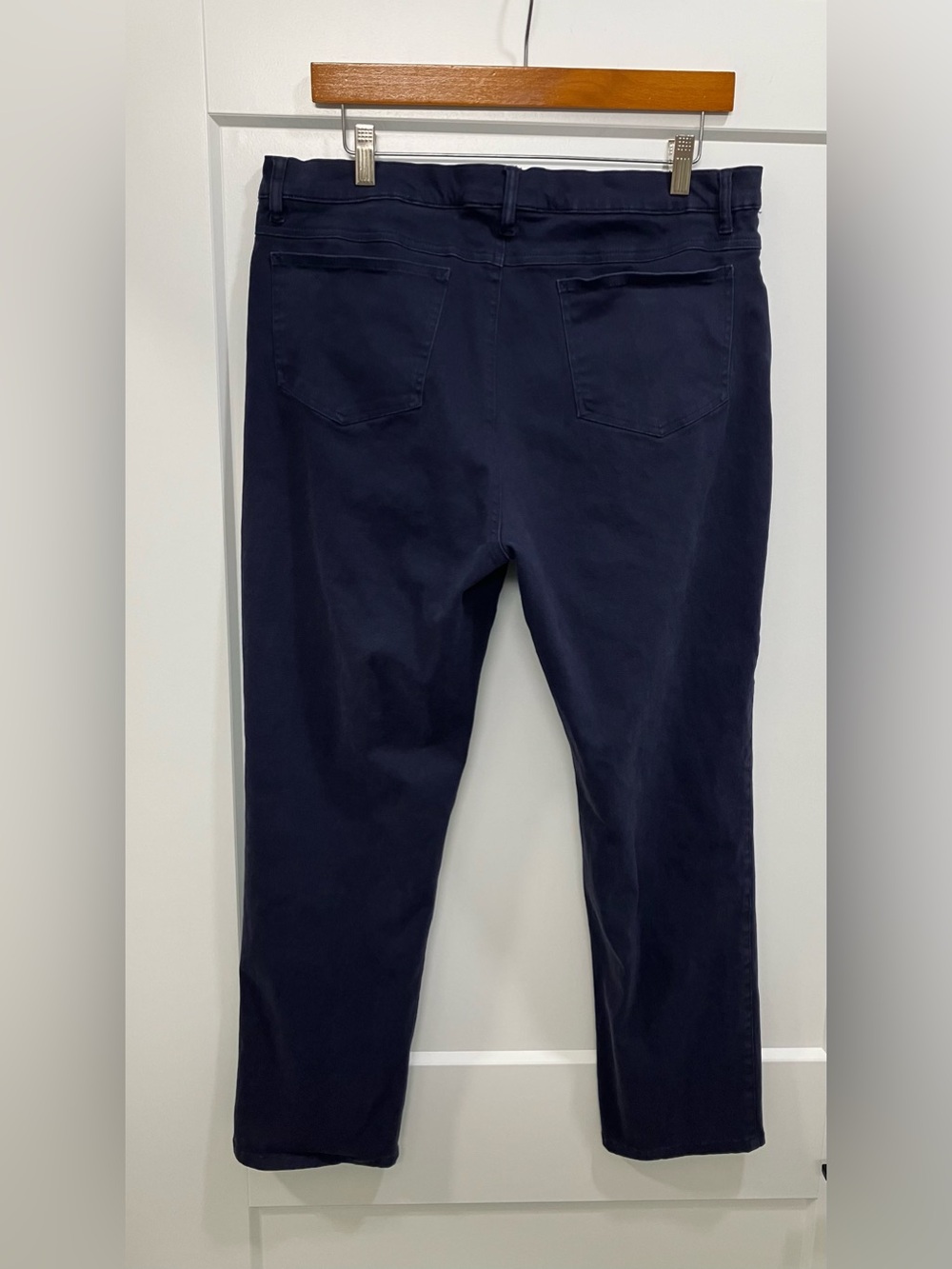 FJ FootJoy 1857 Sueded Cotton Twill 5-Pocket Golf Pants Navy 36x30 EUC - Picture 6 of 10